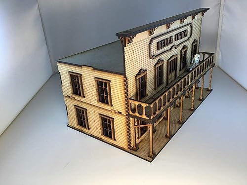 Miniatura 5 de Bella Union Hotel Saloon Brothel 28mm Terrain Kit Tombstone Desperado Legends Western Wild West Building RPG