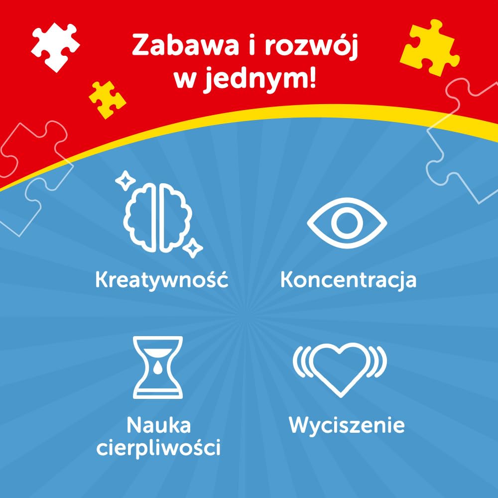 Trefl - Puzzle 3w1: The Treflik Family, Razem w Kolorowym Świecie - 3 x 50 Elementów, Zestaw Trzech Układanek dla Dzieci od 4 lat