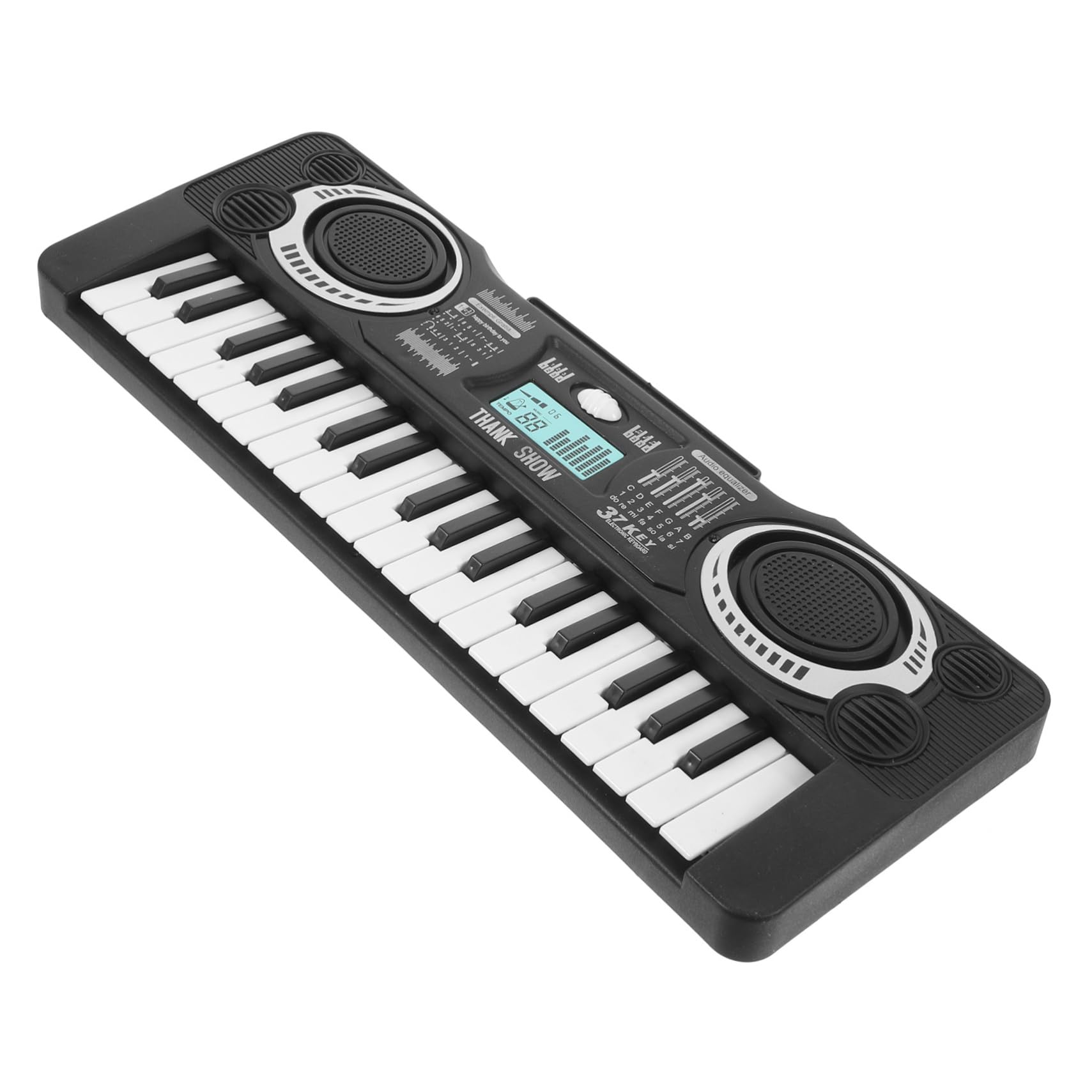 HONMEET 1Pc Keys Electronic Piano for Black Educational Music Instrument Portable Design Material Present for Boys and Age Fun and Safe Learning Experience