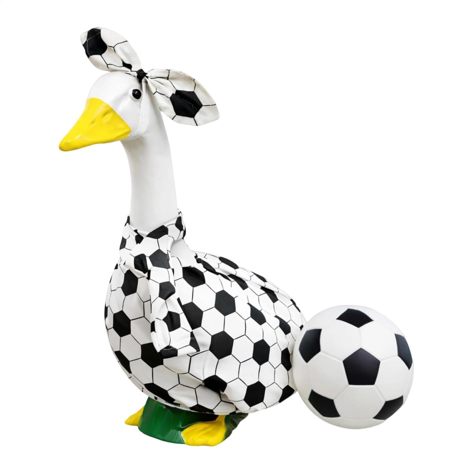Costume de football pour oie de porche extérieur et jardin