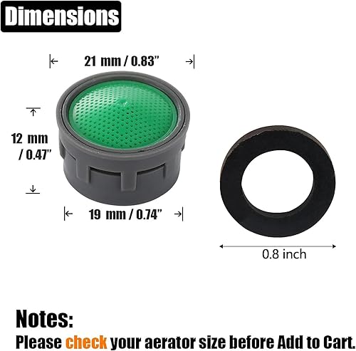 Miniatura 3 de Aireador de grifo giratorio de 360 para fregadero de cocina, extensor de grifo de 5564 pulgadas, rosca hembra, aireador de latón macizo cromado para