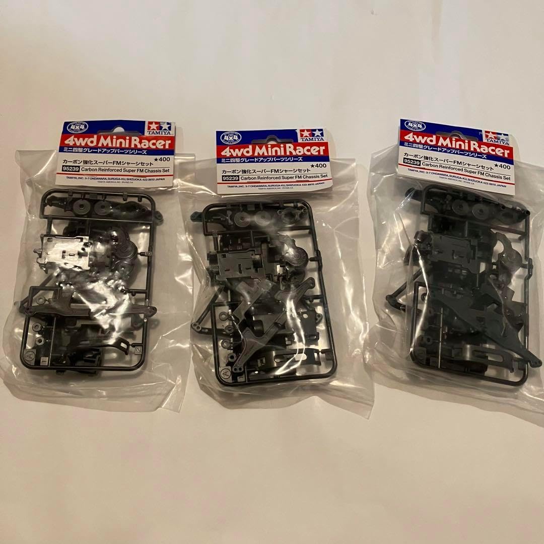 ミニ四駆 TAMIYA タミヤ カーボン強化スーパーFMシャーシセット