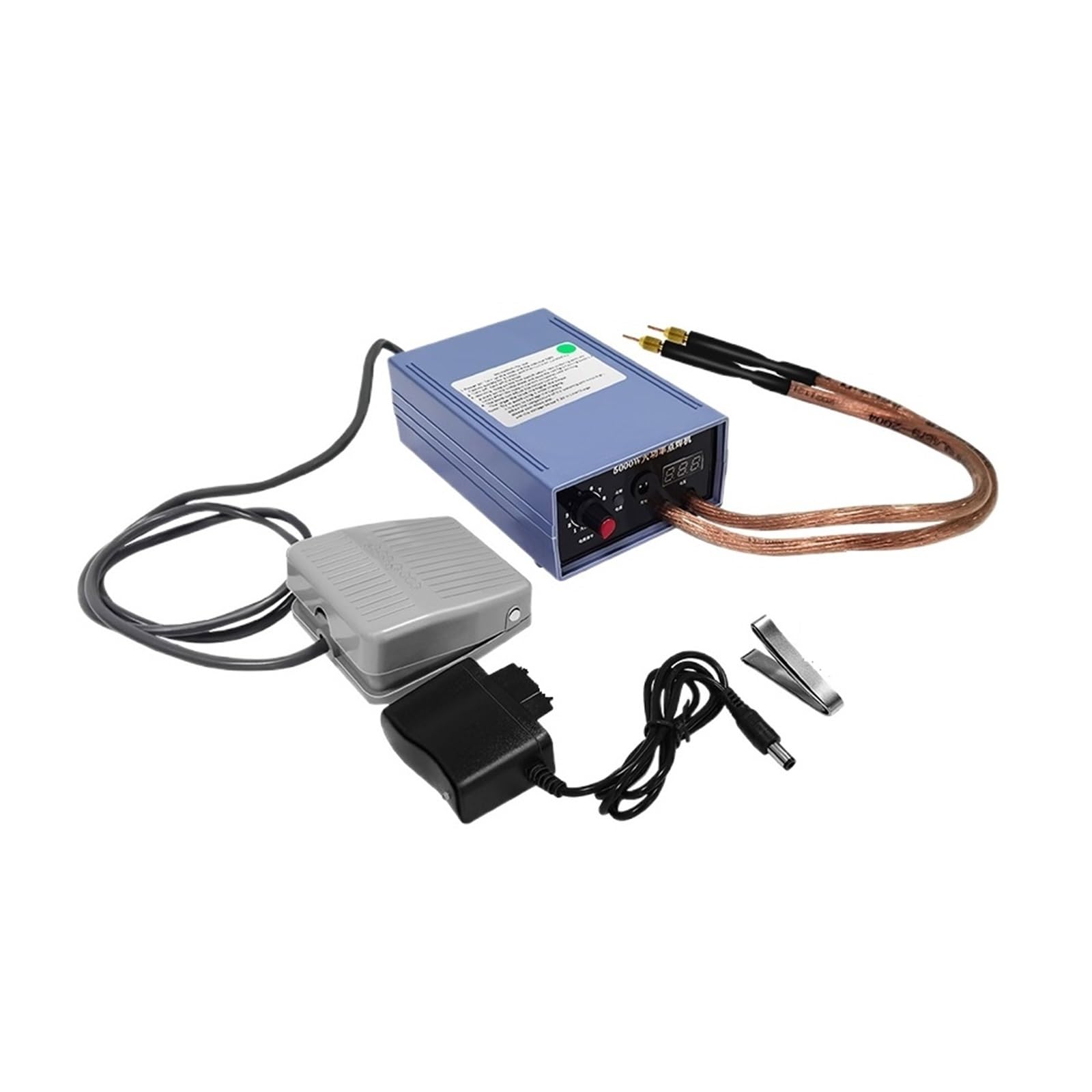 Mini Spot Welder Kit DIY Automat Battery Pack Welding Portable Machine Pen for 0.15MM Nickel Strip The Weld is Strong(5000W Spot Kit-01)