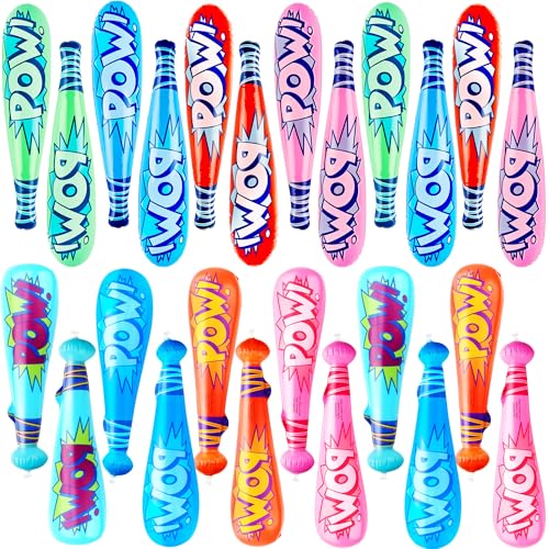 Batte de baseball gonflable POW pour jeux de piscine et anniversaires