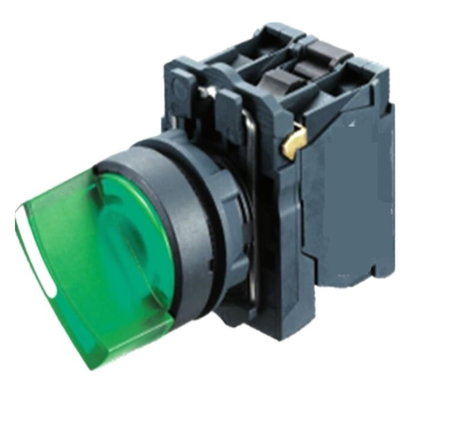 Interrupteur sélecteur Lumineux XB5-AK133G5, Bouton-Poussoir Rotatif, Interrupteur à Bouton-Poussoir, 2/3 Positions avec L+Ed intégré(Red,3 Position 1NO 1NC_12V)