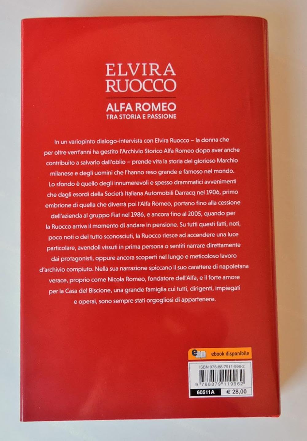 Elvira Ruocco. Alfa Romeo, tra storia e passione