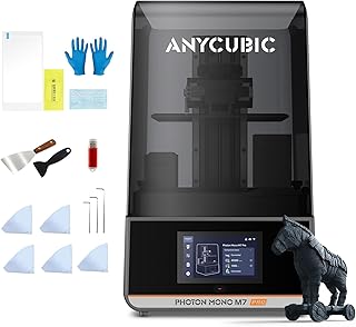 ANYCUBIC Photon Mono M7 PRO 14K Imprimante 3D Résine, Impression Rapide 170mm/h, Mono écran LCD 10.1'' avec Source COB LighTurbo 3.0 et Contrôle de Température, Taille D'impression 223*126*230mm(6.5L)