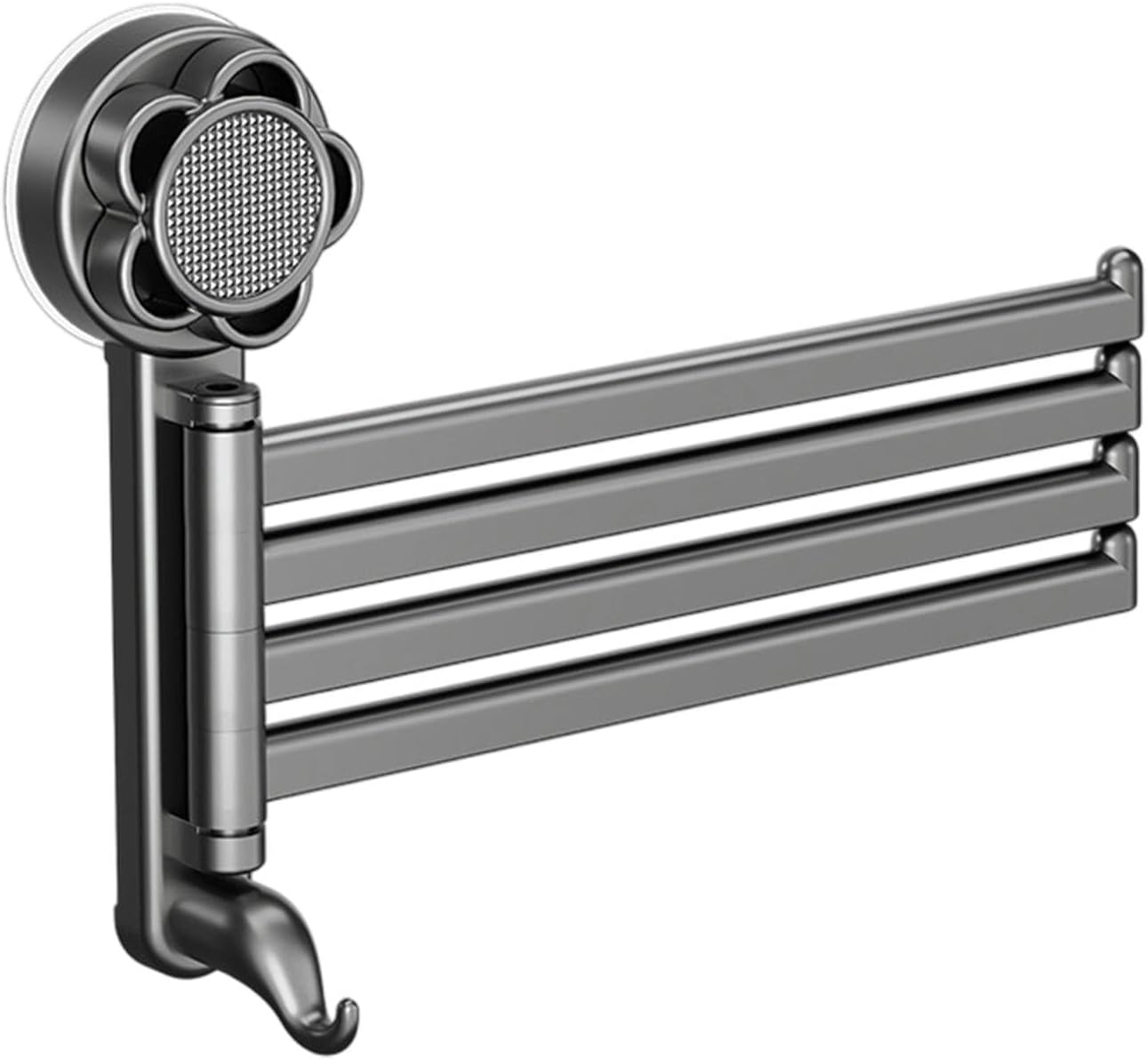 Swivel Towel Rack, Suction Cup Holder, Wall Mounted Towel Rack