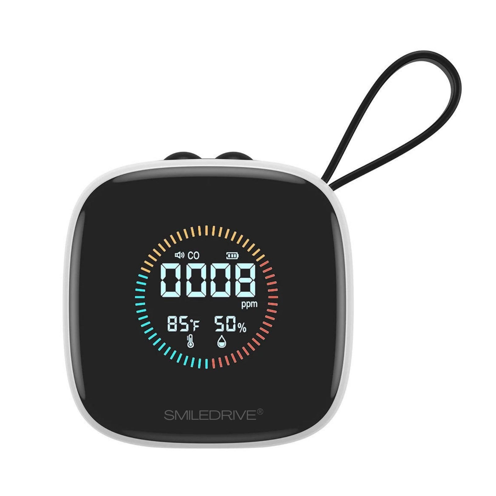 SMILEDRIVE® Portable Carbon Monoxide Detector with LCD Display, Loud Alarm, Rechargeable CO Sensor for Home, Car, Kitchen, Camping, Travel & Industry Safety Monitoring-picture-16