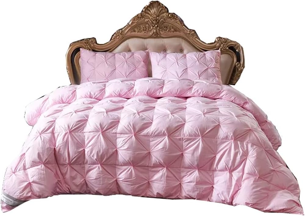 Cotton White Goose/Duck Down Duvet Goose Bed Velvet Comforter Queen King Quilts Winter Keep Warm QuiltCover(200x230cm 3.5kg)
