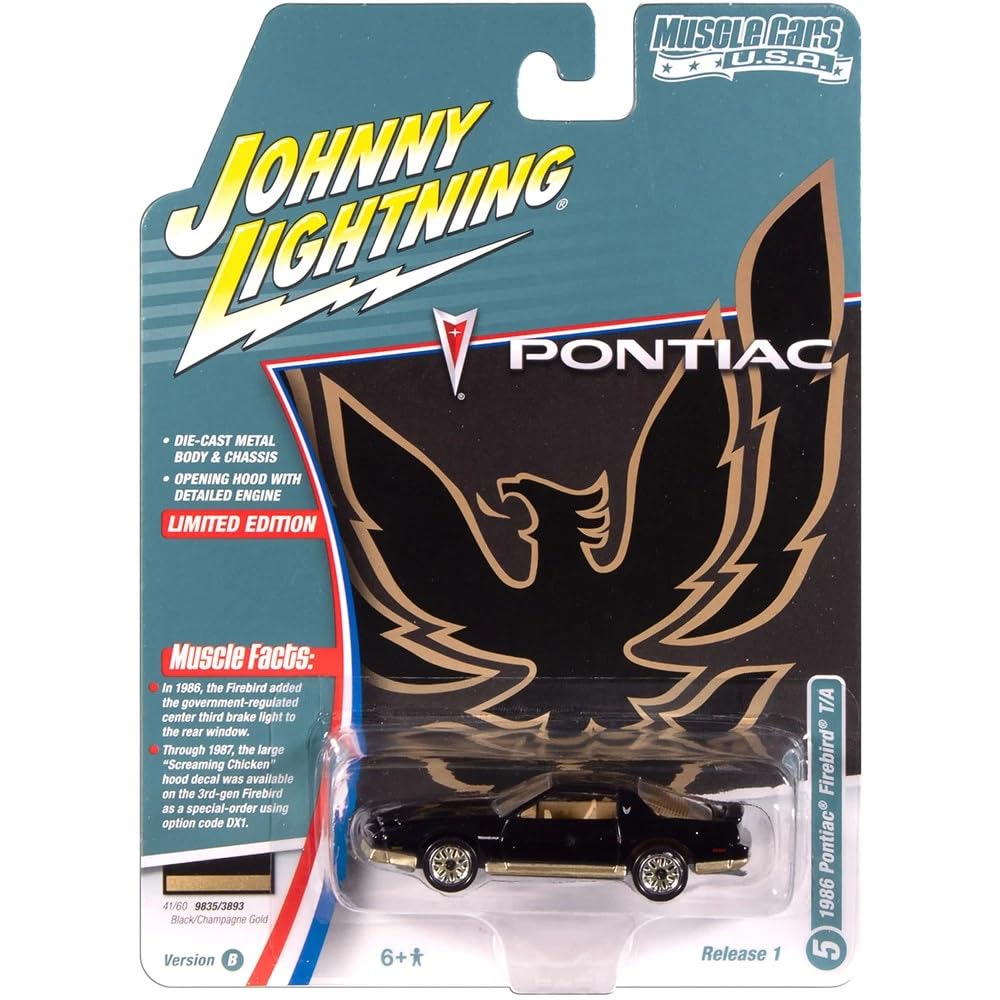 Amazon | Johnny Lightning 1/64 ポンティアックトランザム 1987