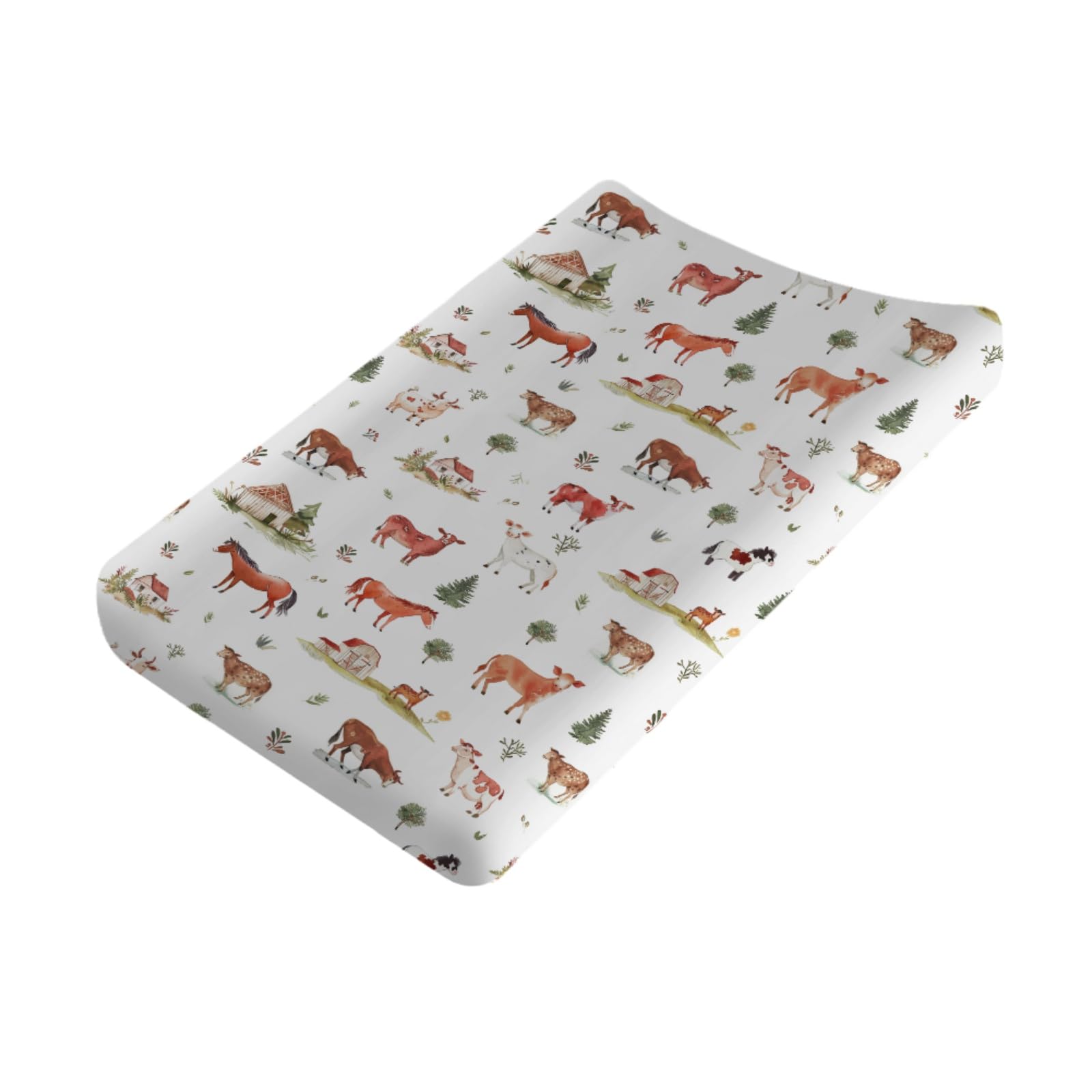 Baby Change Pad Vintage Hens Chicken Boho Floral Changing Pad
