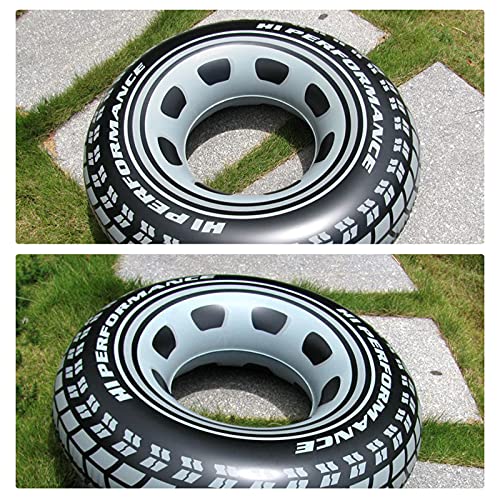 Schwimmreifen Erwachsene Kinder Groß, Stabil Schwimmring XXL Erwachsene Reifenschlauch Schwimmring Schwimmbad Aufblasbarer Gummiring Monstertruck-Reifen Aufblasbarer Schwimmreifen Schwimmreifen 91cm