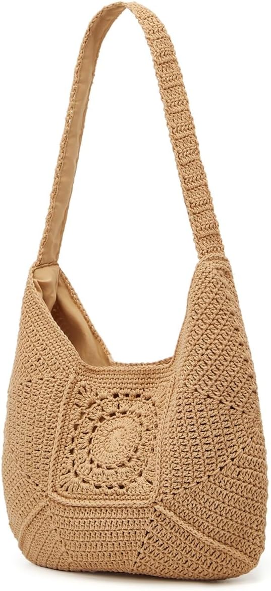 Epsion Women Straw Beach Bag Casual Bucket Tote Summer Woven Handbag Shoulder Bag Shopping Travel 2026 - Image 4