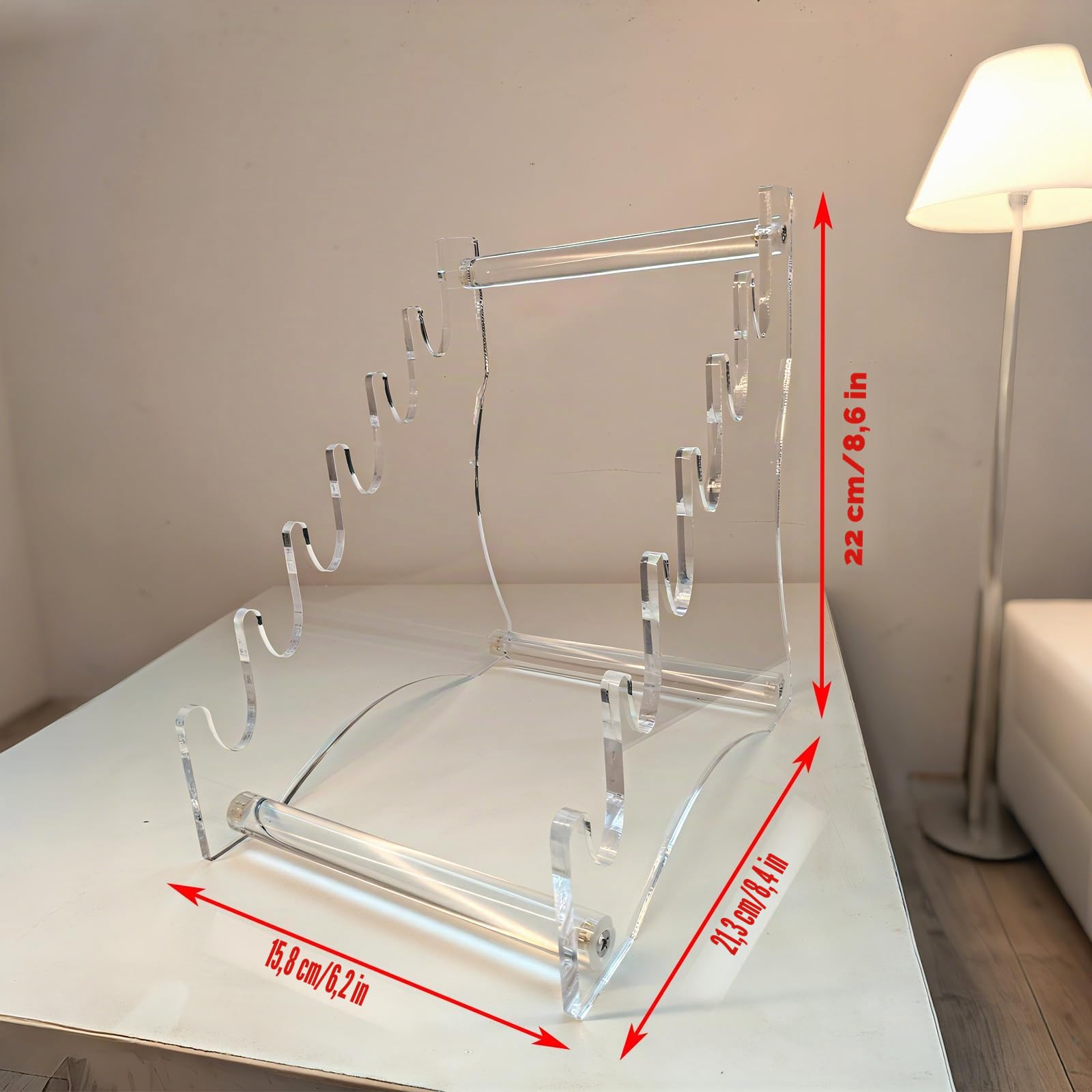 Présentoir acrylique pour baguettes Table de rangement pour accessoires Harry Potter (ensemble transparent 1)