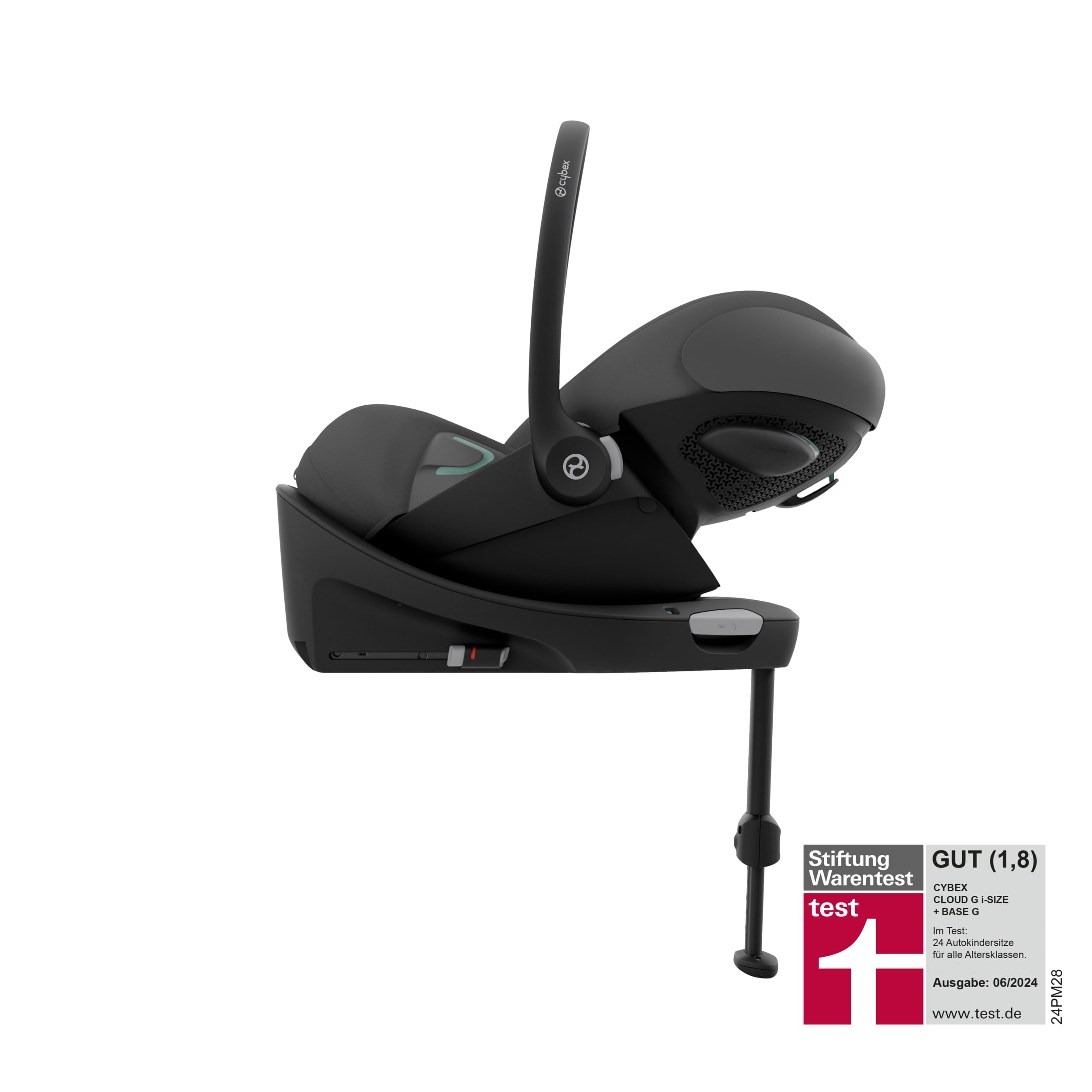 CYBEX Cloud G i-Size inclusivo CYBEX Base ISOFIX, Base G, Lava Grey Plus