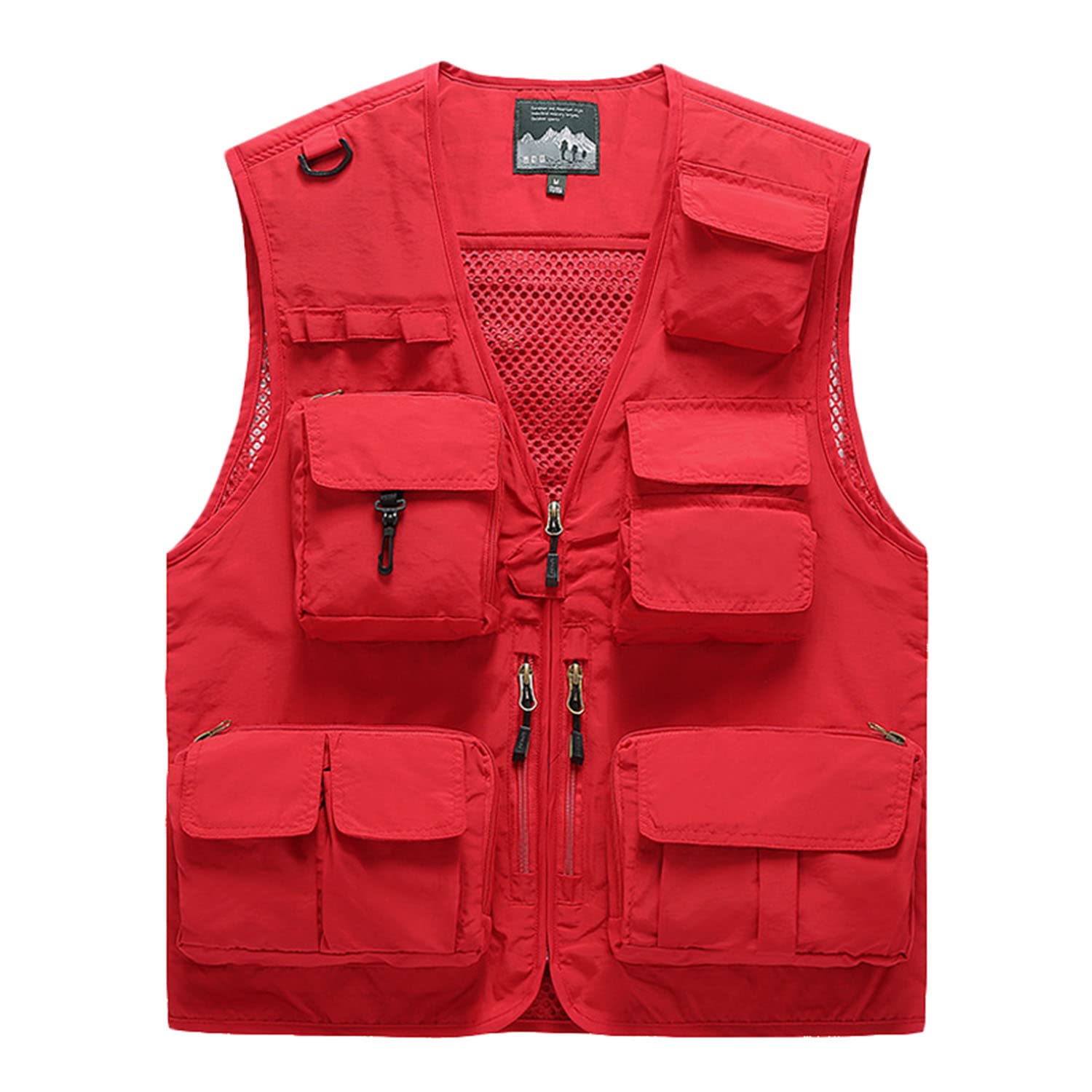 Chaleco Multibolsillo para Hombre Chaleco Transpirable De Verano para Exteriores Chaqueta Sin Mangas para Fotografía Pesca Viajes Senderismo