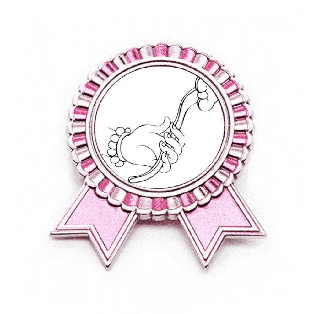 Médaille Broche Rose de Style Ruyi, le Cadeau Culturel Idéal