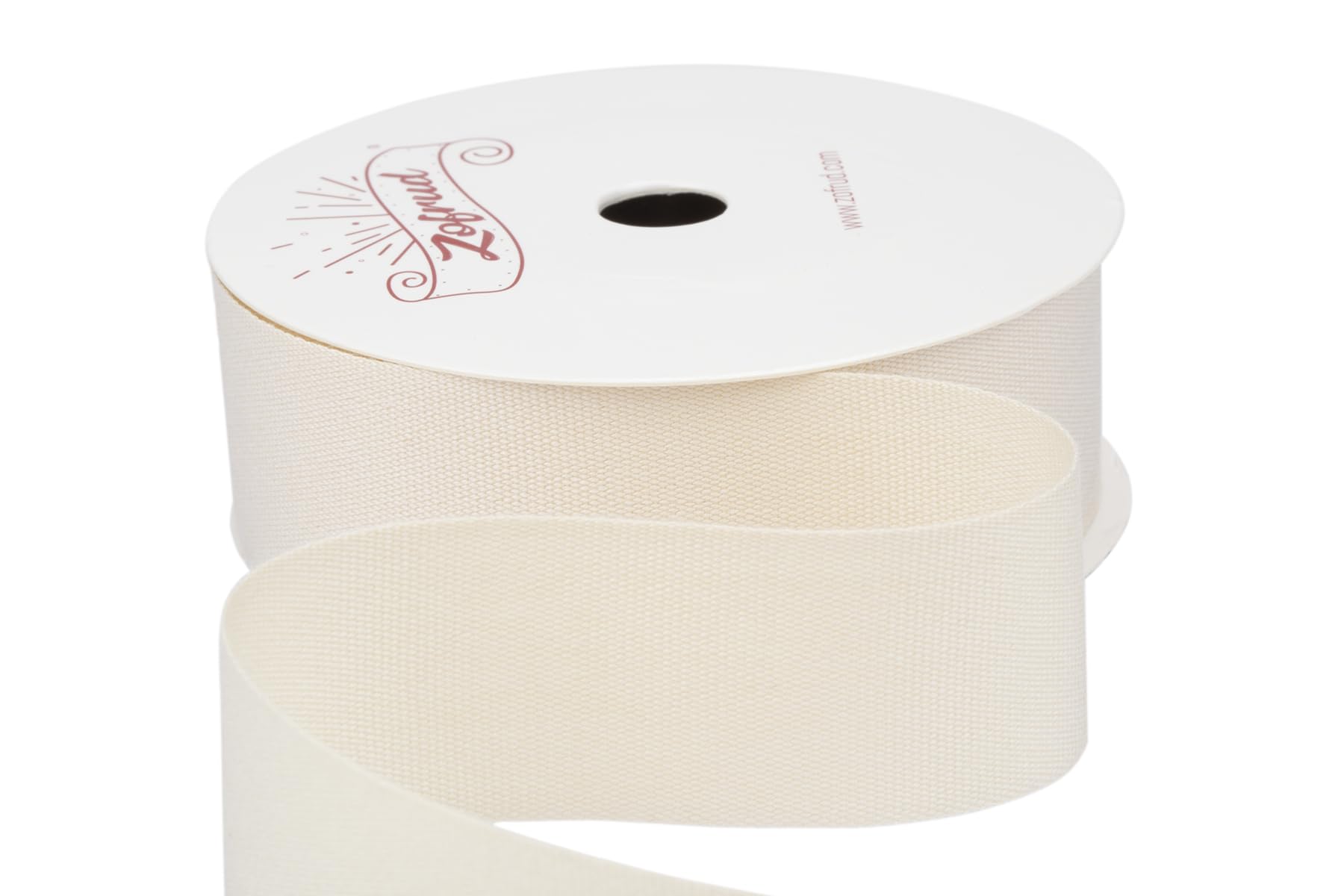 Cinta de algodón natural, 1 pulgada x 10 yardas, ideal para envolver regalos, manualidades y costura (#000)
