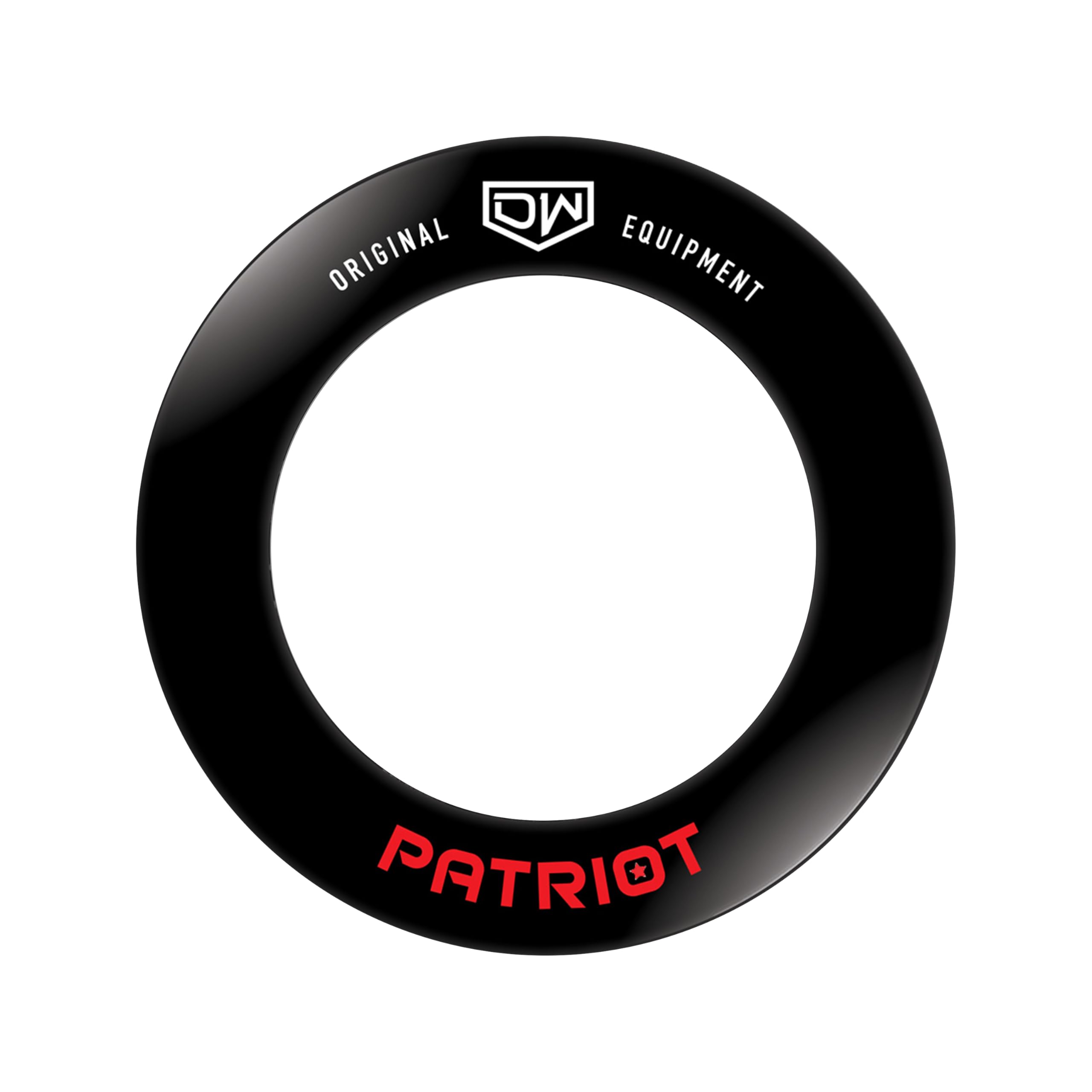 DW Patriot Dartboard Surround | Dart Board Protector Ring, Compatible with All Steel Tip Dartboards, Red Dart Surrounds, Easy Install Wall Protection Outer Rings