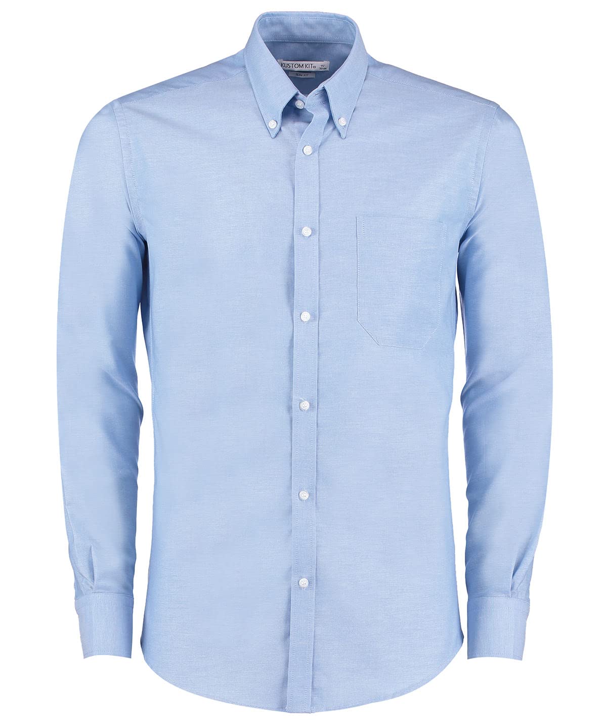 Kustom KitSlim Fit Workwear Oxford Shirt Long Sleeved