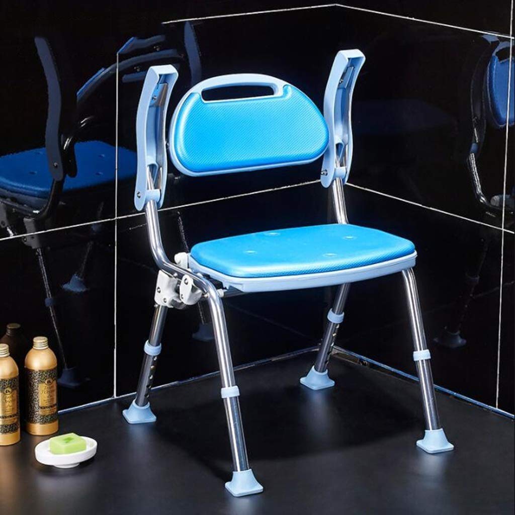 Asientos De Baño Taburete De Baño Taburetes De Baño Taburete De Baño Plegable para Embarazadas Silla De Baño para Personas Mayores Taburete De Pared para Baño Artículos E