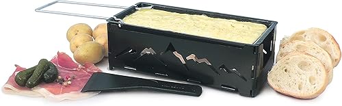 Swissmar Nordic - Raclette plegable con velas, color negro