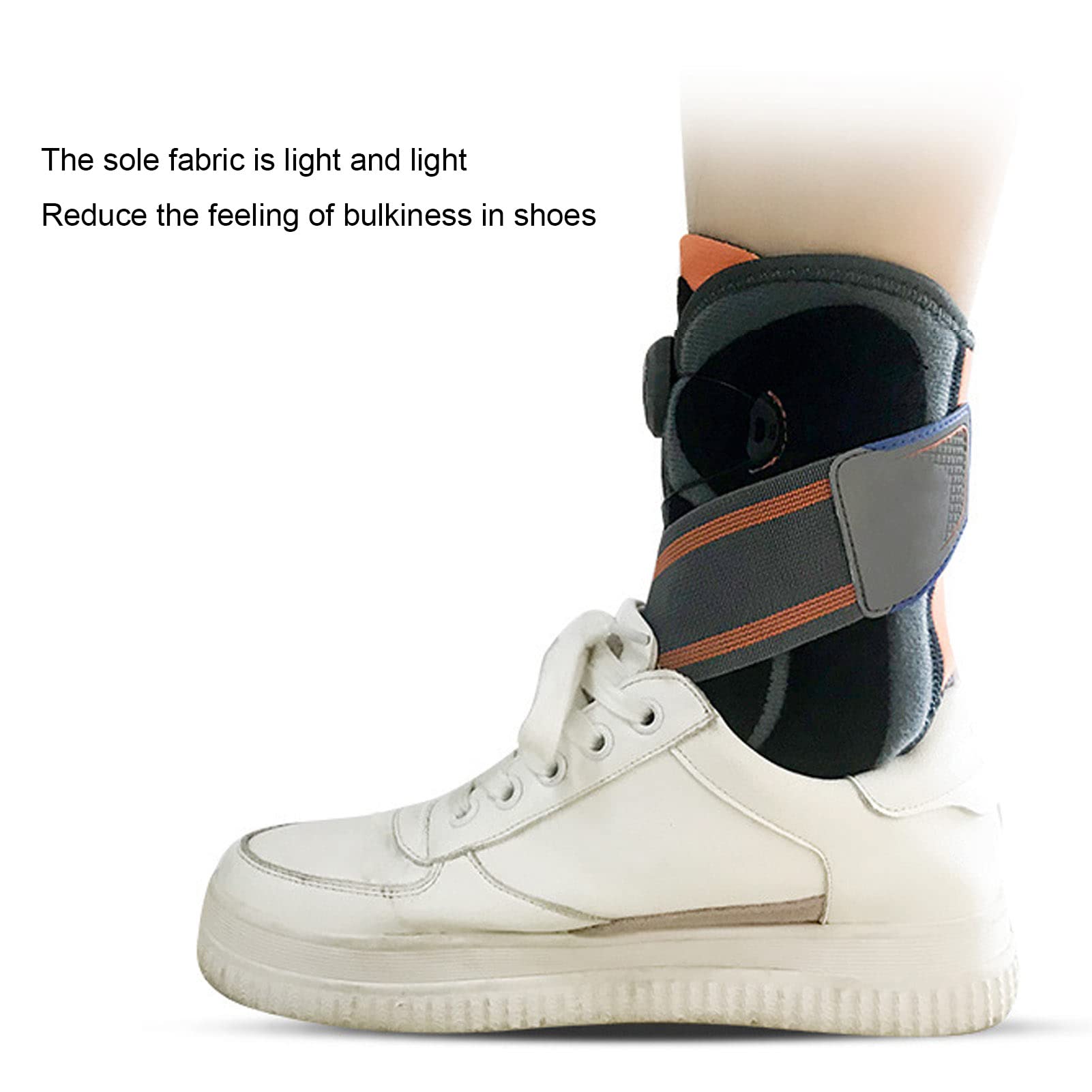 Tutore per Caviglia per Caviglia Distorsione, Tutore per Caviglia, Supporto per Caviglia a Compressione Regolabile (L)