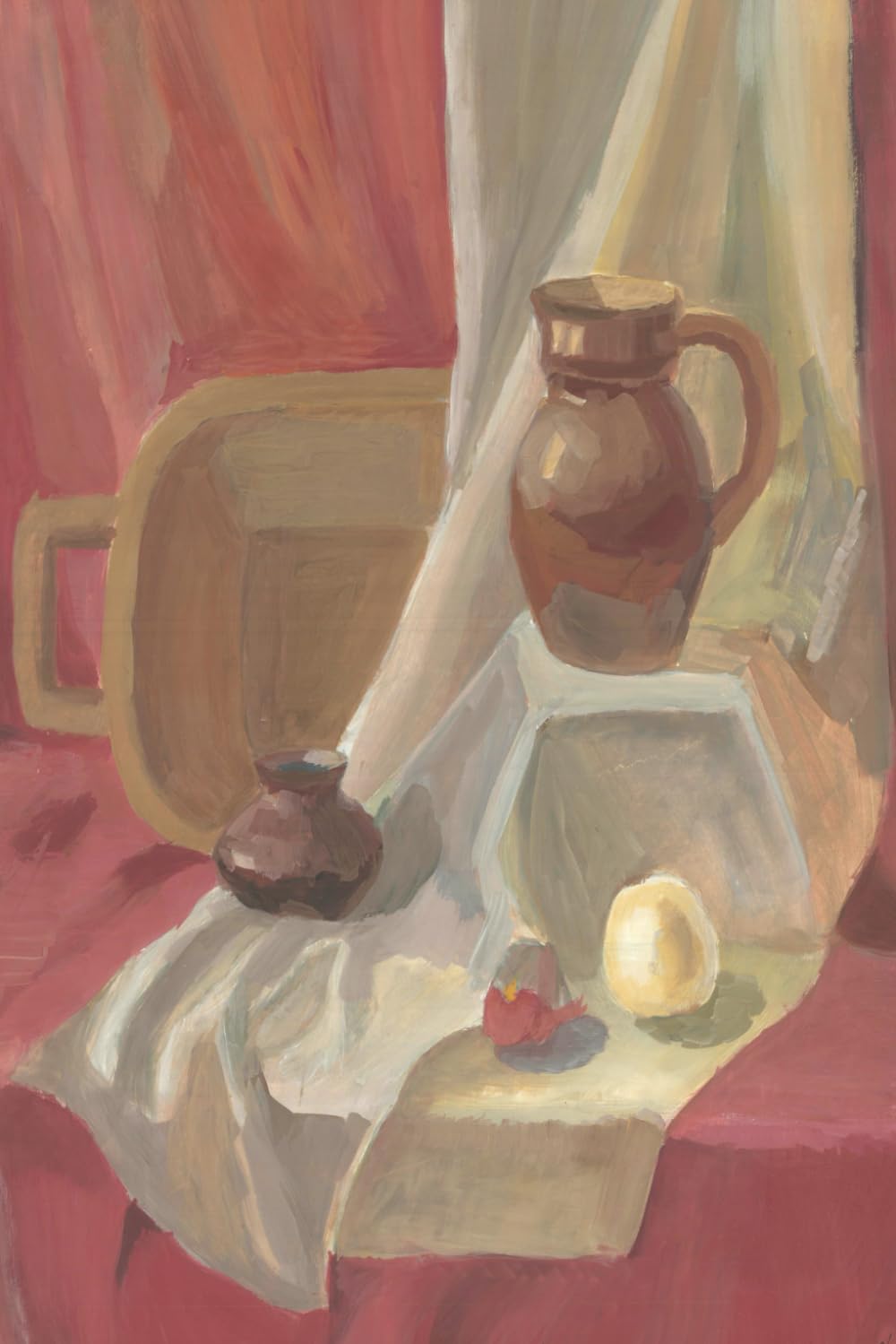 Nature Morte Sketchbook: 120 Plane White Pages, 6x9 in (15.24 x 22.86 cm), Matte Nature Morte Oil Painting Cover | For Drawing, Writing, Sketching