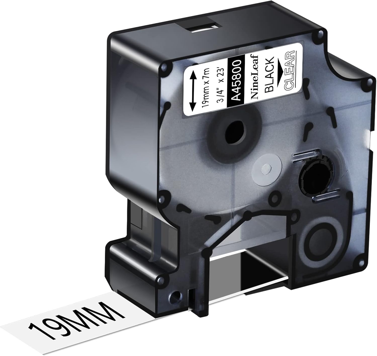 Dymo D1 45800 S0720820 Label Tape 19mm 