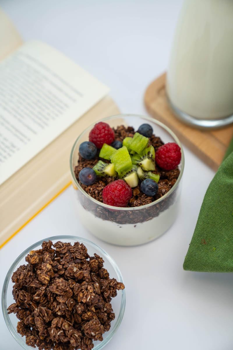 Goodly, Granola con Cacao, Senza Glutine e Zuccheri Aggiunti, Ricca di Fibre, 6x300 g