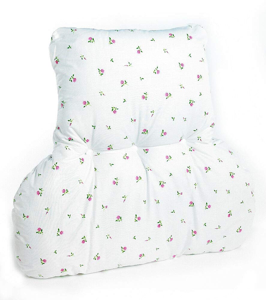 Diana Cowpe Rosebud Back/Spine/Lumbar Support Cushion Xl | Eases & Prevents Back Pain - Made In Uk - Traditional Floral Prints (Rosebud)