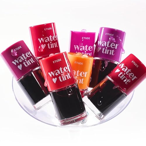Miniatura 6 de Etude House Dear Darling Water Tint tinte labial color fresa (21AD), color vívido y brillante, con extracto humectante de granada y pomelo para