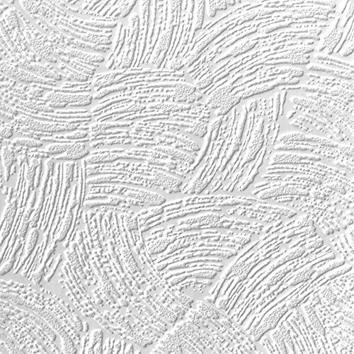 Anaglypta White Paintable Surf Wave Stripes Wallpaper Vinyl Washable Textured from YöL