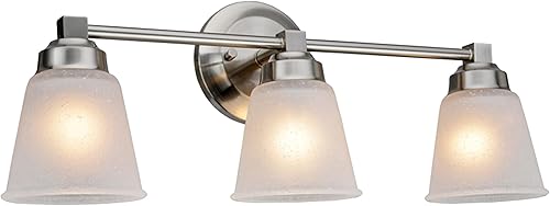 Aspen Creative 62070-1A lámpara de pared de metal de tres luces 21 14 pulgadas de ancho diseño de transición en níquel satinado con pantalla de