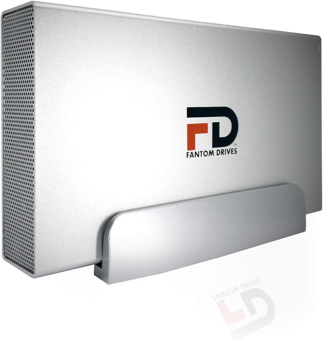 Fantom Drives 6TB External Hard Drive - GFORCE 3 Pro 7200RPM, USB3, Aluminum, Silver, GF3S6000UP