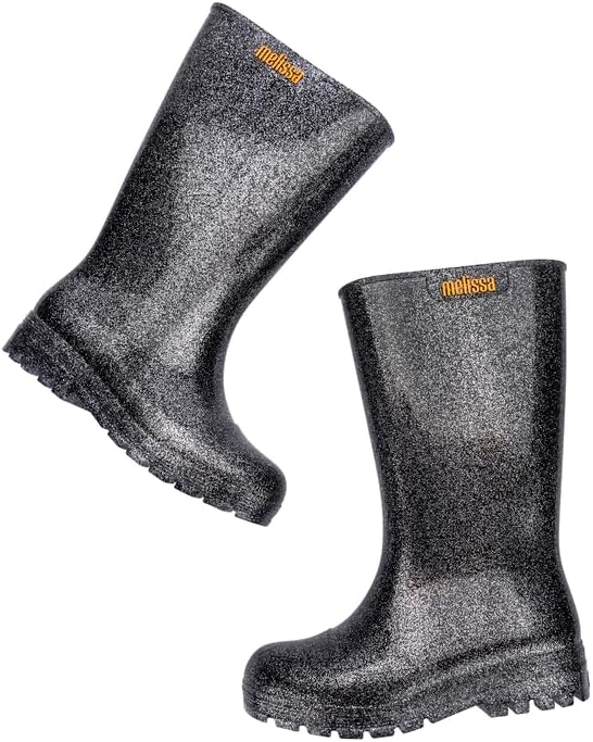 Melissa Welly Jelly Boot for Women - Mid-Calf Waterproof Jelly Rain Boot for Women, Soft and Flexible Trendy Rain Boots with Treaded Rubber Sole, Vegan