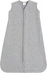 Saco de Dormir Cinza Mescla em Matelassê Cor:Cinza;Tamanho:M - 6 a 12 meses