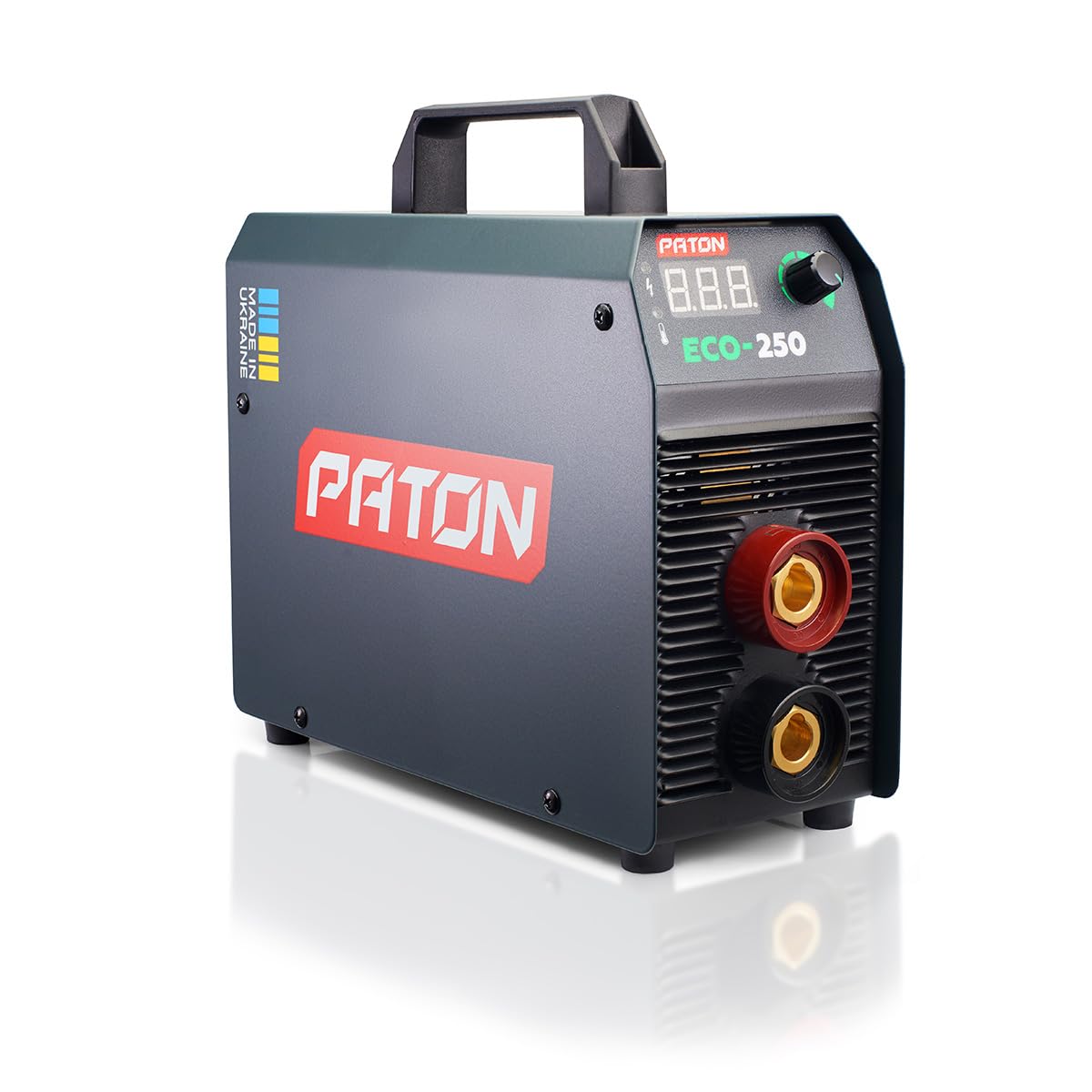 PATON ECO-250 250A przenośna spawarka inwertorowa 250A – sprzęt MMA/ARC 230V, cyfrowa spawarka elektrodowa z pełnym zestawem, idealna do profesjonalnego spawania elektrodą otuloną