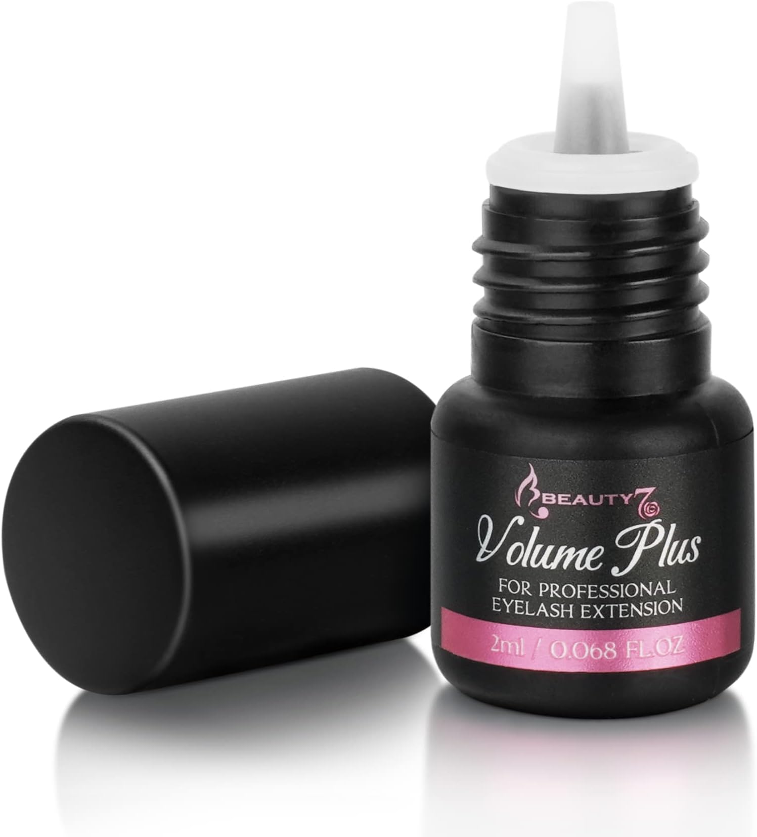 Volume Plus 0.1s Fast Drying Retention 8 WEEKS Eyelash Black Glue Eyelash Extension Glue Individual Lash Extensions for Professionals Used 2ml