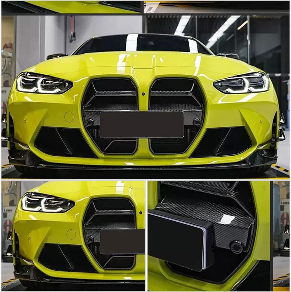 G80 G82 G83 Dry Carbon Fiber Front Grille Hood Kidney Grill for BMW G80 M3 G82 G83 M4 2021 2022 Front Bumper Grille Factory Outlet (With ACC)