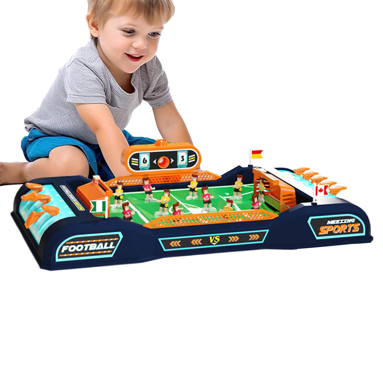 Match de Football de Table, Petit Football de Table interactif du Plateau | Ensemble de football avec de score, éducatifs Sports intérieurs pour la nuit en
