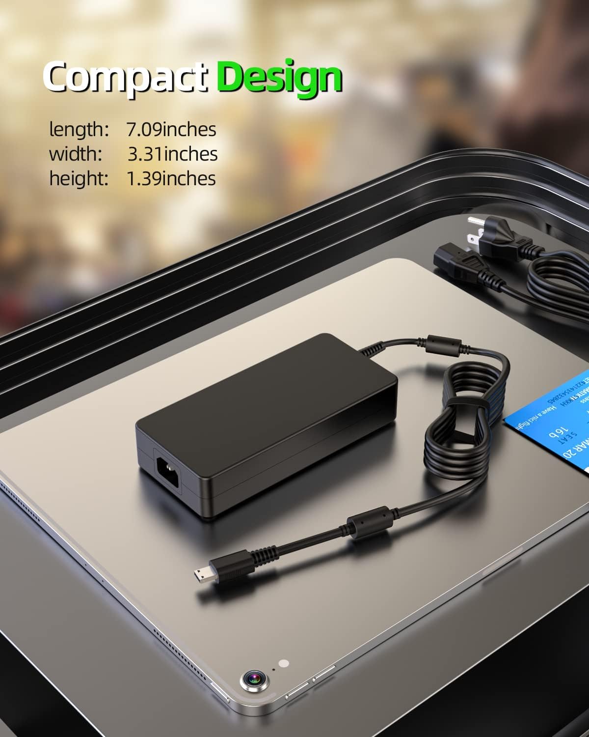 330W USB Tip Charger Fit for MSI GE76 GE67 Raider Leopard GP66 Vector GP76 HX 12UX CreatorPro X17 A12UX Laptop Power Adapter Supply Cord