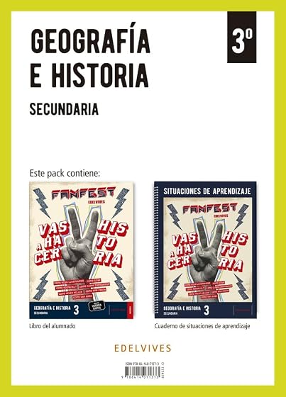 Geografía e Historia 3.º ESO + Cuaderno Situaciones de Aprendizaje Fan