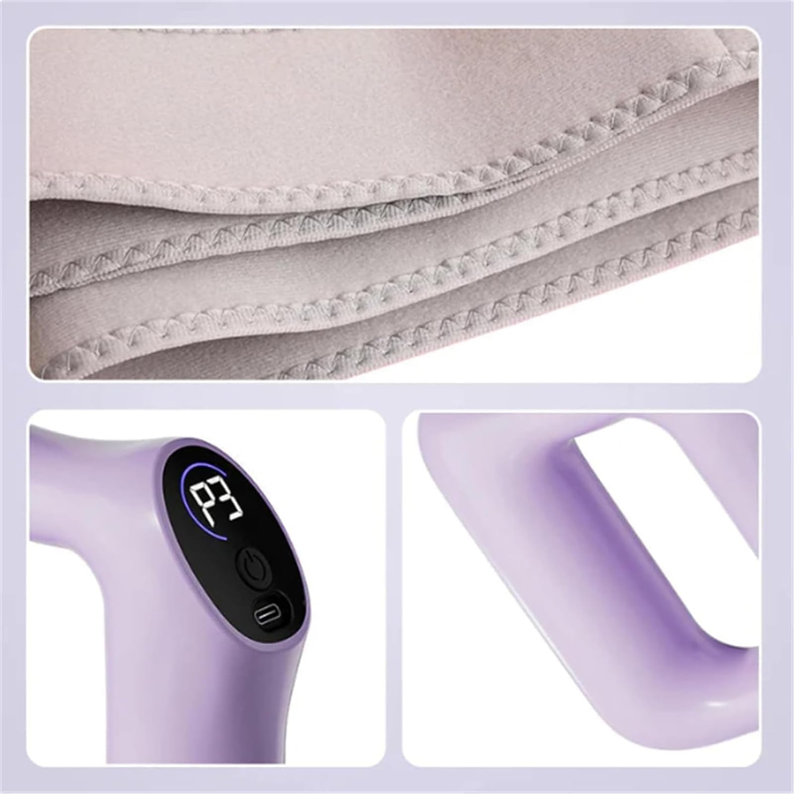 faszien gurt，massageroller mit vibration zur faszien-straffung,fasziengurt,Ganzkörper-massagering,multifunktionalganzkörper-faszienring,Tragbares Wiederaufladbares Massagegerät Für Sportler & Senioren