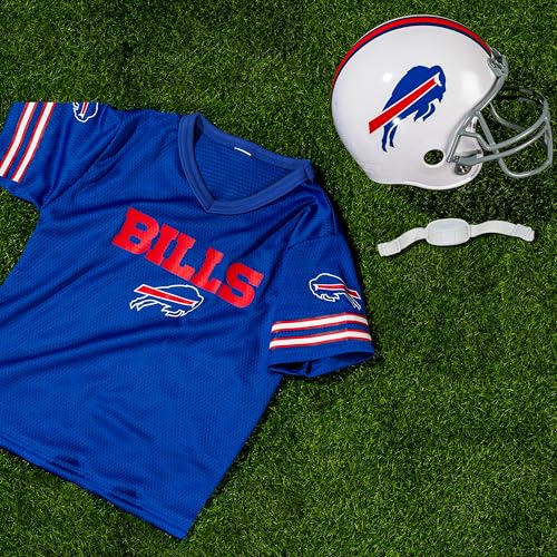 Franklin Buffalo Bills Helmet and Jersey Set | Halloween + Game Day Costume, Officially Licensed Helmet, Jersey + Chin Strap Included, Trick-Or-Treat Ready, Ages 7-9 - image 8