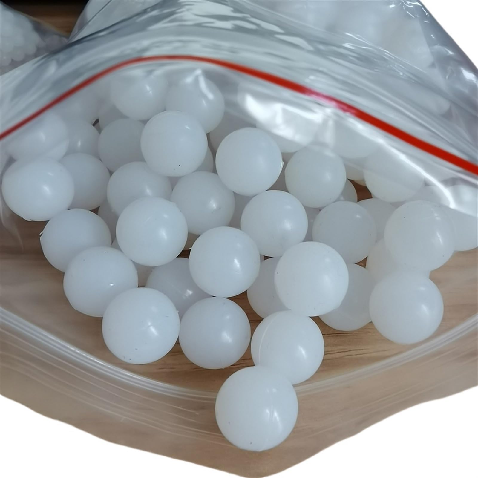 20 piezas de diámetro 2/2, 5/3/3, 5/4/5/5, 5/6/6, 5-65mm, bola de silicona sólida redonda blanca, bola de silicona for sellado, piezas industriales de bricolaje (Tamaño : 20pcs 45mm)