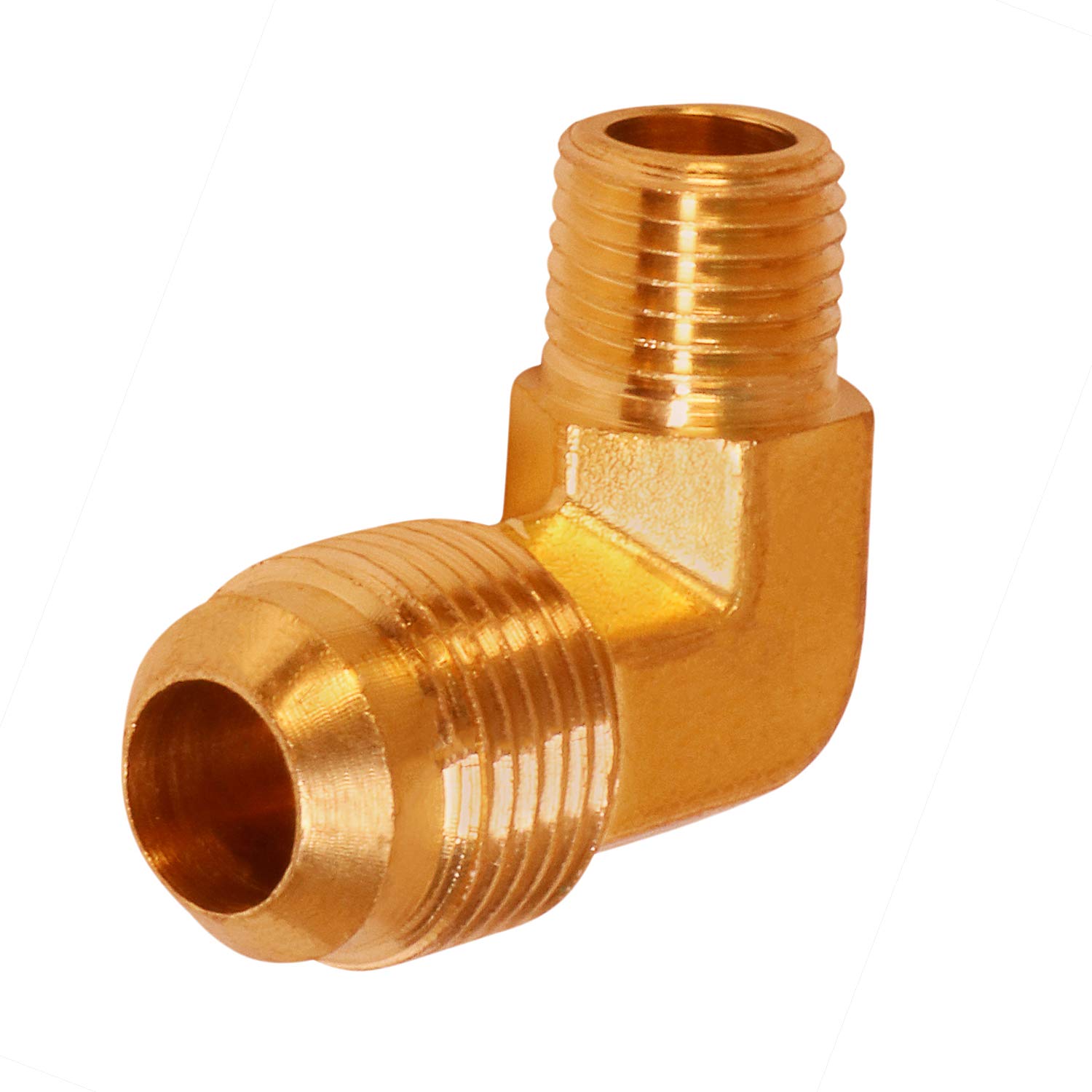 Raccord coudé à 90° étanche en laiton Highcraft G49S-1214 pour tube 1/2"