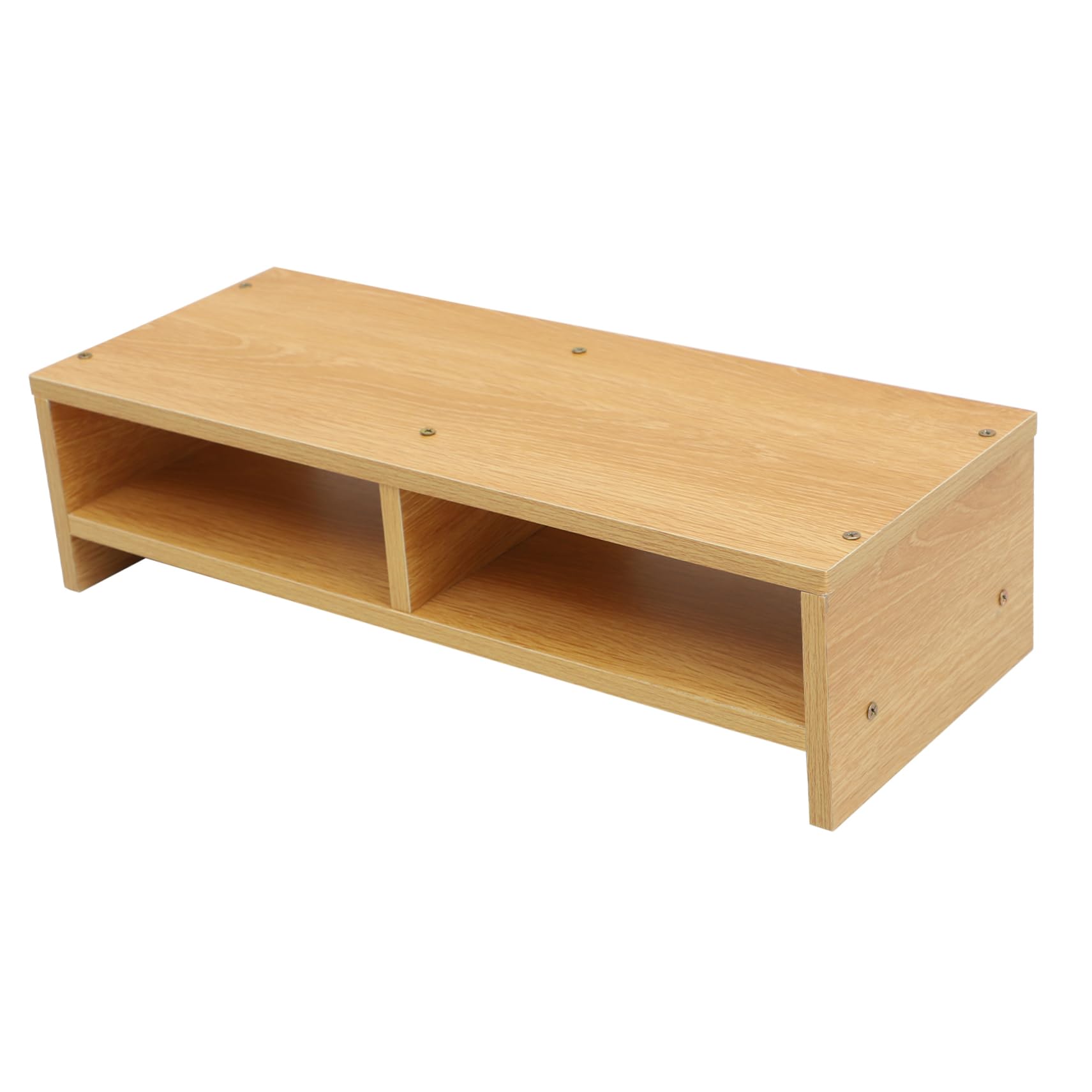 Support écran ordinateur en bois HEMOTON et rangement de bureau