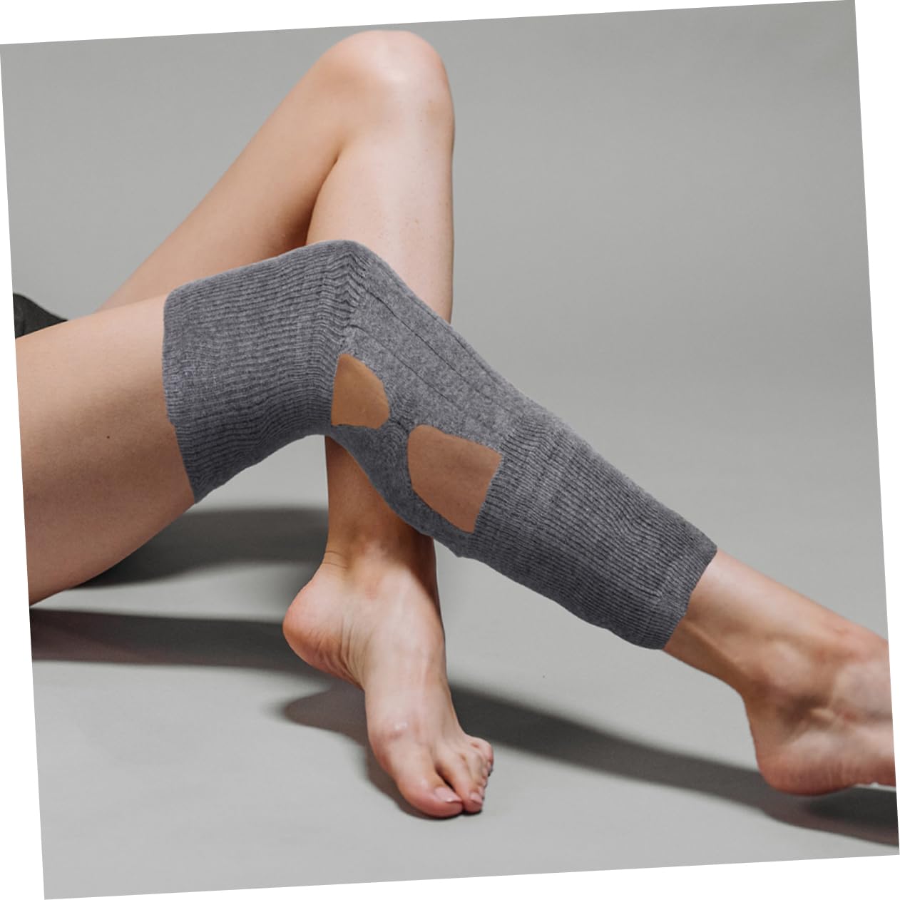 Genouillère Chauffante en Laine Cachemire, Lot de 2 Paires
